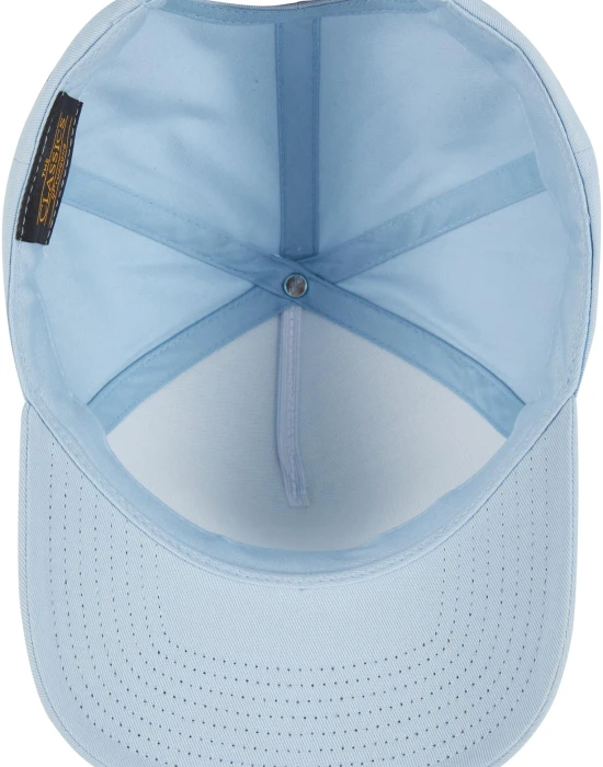 5-Panel Curved Classic Snapback lightblue one size