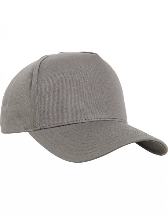Шапка с козирка в сиво 5-Panel Curved Classic Snapback, Шапки с козирка - Hoodstyle.bg