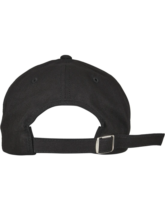 6-Panel Curved Metal Snap black one size