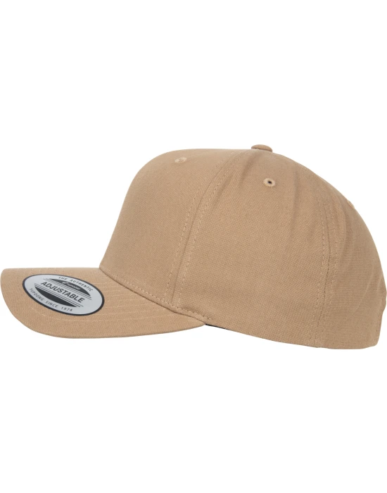 6-Panel Curved Metal Snap croissant one size