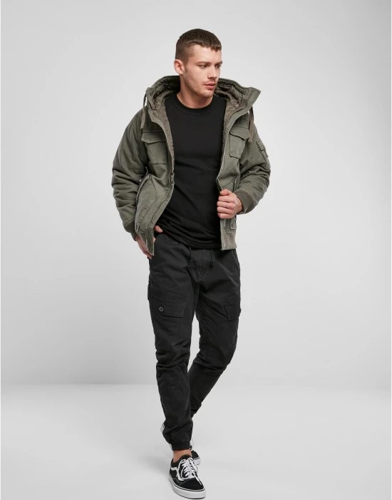 Мъжко Зимно Яке Bronx Winter Jacket olive  XXL