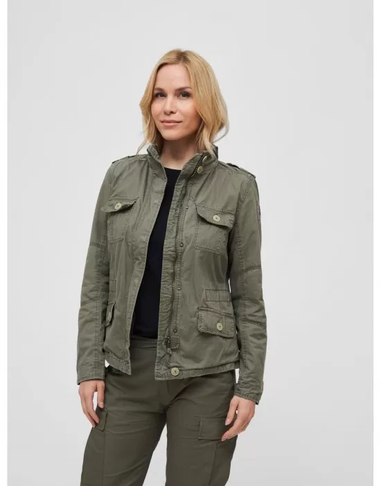 Дамско яке в цвят маслина Britannia Jacket olive, Якета - Hoodstyle.bg