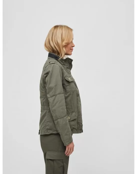 Дамско яке в цвят маслина Britannia Jacket olive, Якета - Hoodstyle.bg