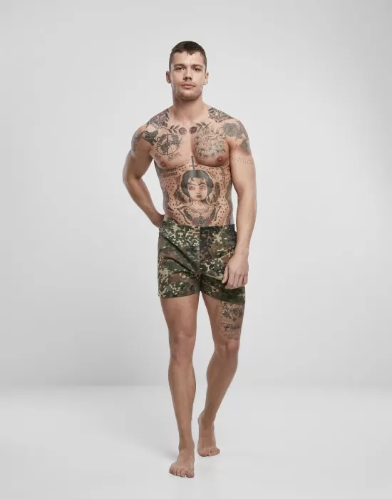 Боксерки в камуфлажен цвят Brandit Boxershorts flecktarn, Мъже - Hoodstyle.bg
