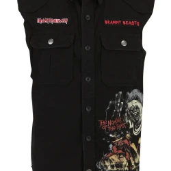 Винтидж риза без ръкави Iron Maiden NOTB