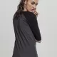 Дамска блуза Urban Classics charcoal/black с 3/4 ръкави, Блузи - Hoodstyle.bg