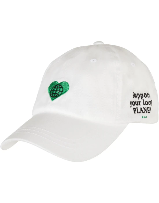 C&S Local Planet Curved Cap white/mc one size