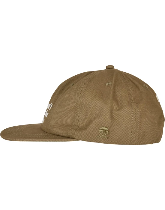 Knock the Hustle Strapback Cap olive/offwhite one size