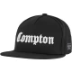 C&S Compton Plain Snapback Cap black one size