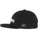 C&S Compton Plain Snapback Cap black one size