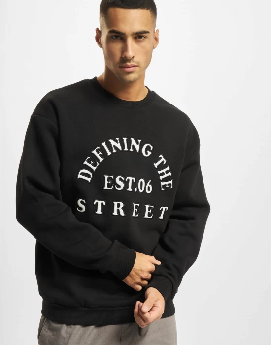 Мъжка черна блуза DEF Defining, Блузи - Hoodstyle.bg