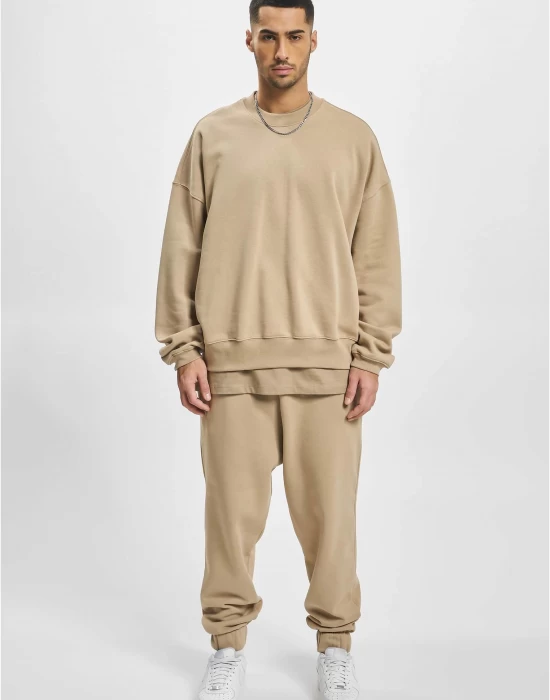 Мъжка блуза в светлокафяв  цвят DEF Basic, Блузи - Hoodstyle.bg