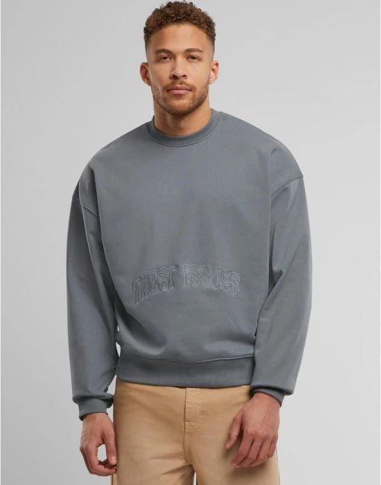 Мъжки Пуловер DEF Trust Issues Pullover stormy weather XL