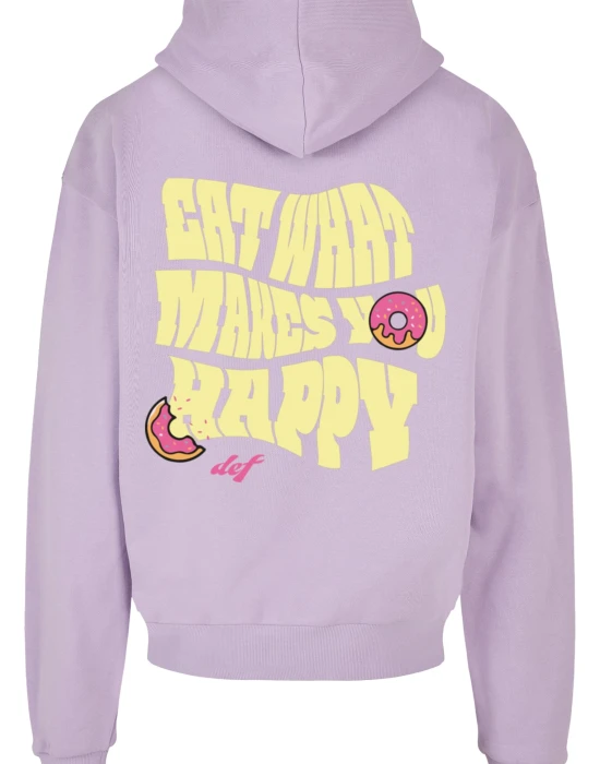 DEF HAPPY Hoody lilac XL