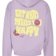 DEF HAPPY Hoody lilac XL