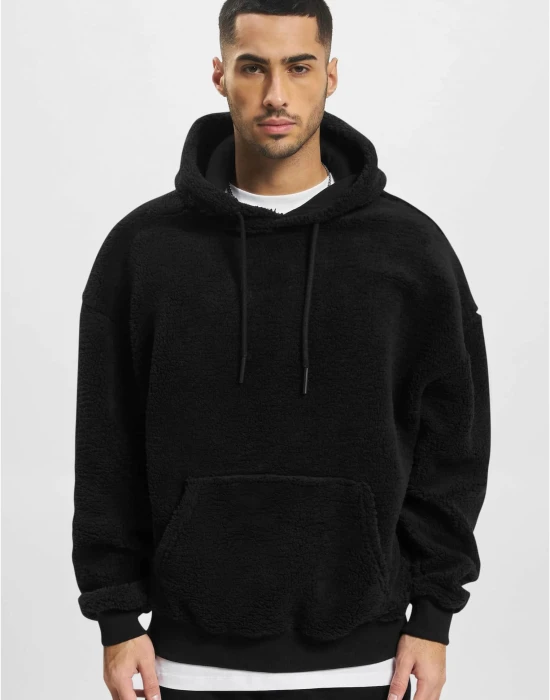 DEF Teddy Hoody Embroidery black XXL