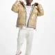 Широко зимно яке в бежов цвят UNISEX DEF Jacket Shiny, Зимни якета - Hoodstyle.bg