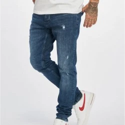 Мъжки Дънки DEF Skom Slim Fit Jeans denimblue 38