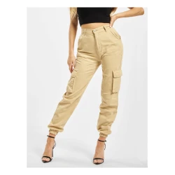 Дамски Карго Панталони DEF Ruby Cargopants beige XS