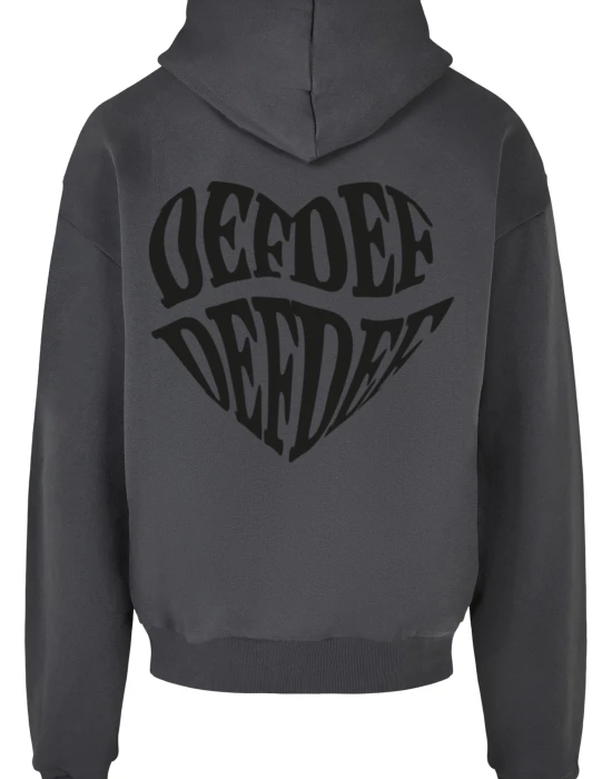 DEF HEART Hoody darkgrey S