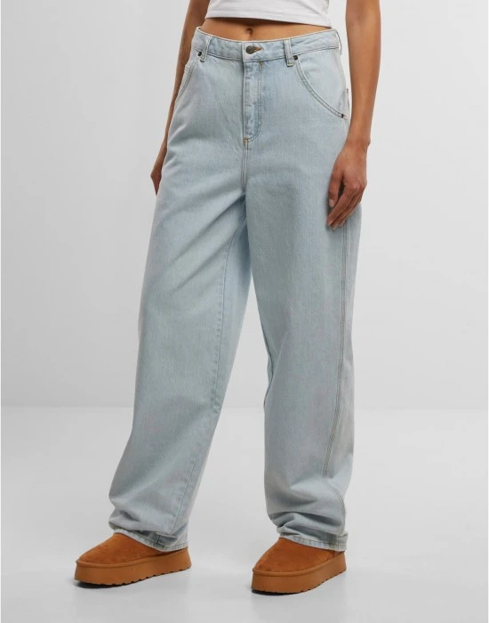 Дънки DEF Straight Fit Jeans ice blue XS