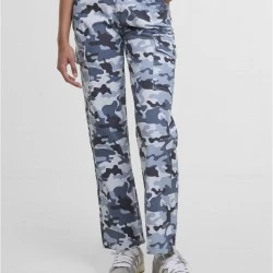 Дънки DEF Straight Fit Jeans blue camo XS