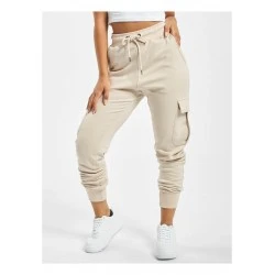 Дамско Изчистено Долнище DEF Greta Sweatpants sand XS