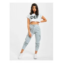 Дамско Изчистено Долнище DEF Greta Sweatpants grey XS