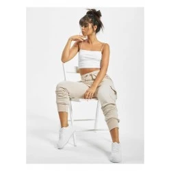 Дамско Изчистено Долнище DEF Greta Sweatpants sand XS