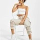 Дамско Изчистено Долнище DEF Greta Sweatpants sand XS