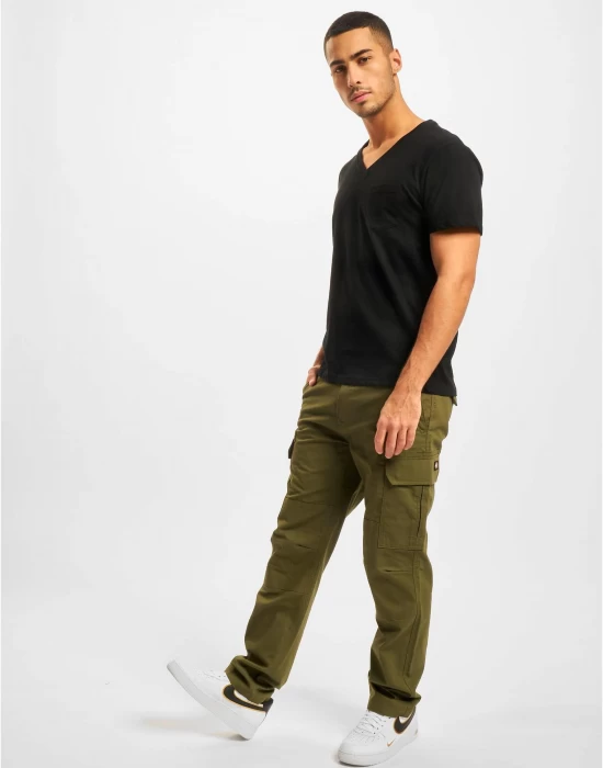 Мъжка тениска DEF V-Neck в черно, Тениски - Hoodstyle.bg