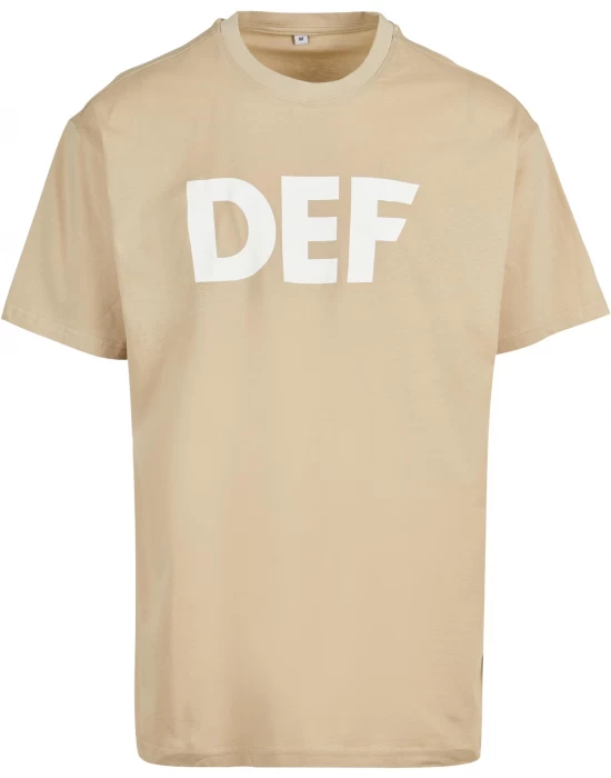 Мъжка тениска в бежов цвят DEF Her Secret, Тениски - Hoodstyle.bg