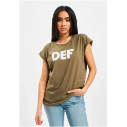 Тениска DEF Sizza T-Shirt olive XS