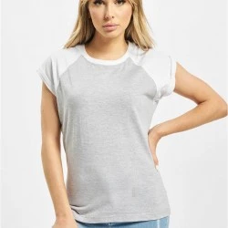 Тениска DEF Niko T-Shirt lightgrey/white XS