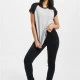 Тениска DEF Niko T-Shirt lightgrey/black XS