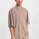 Тениска DEF T-Shirt brown washed01 XXL