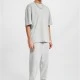 Тениска DEF T-Shirt grey washed XXL