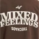 Тениска DEF MIXED T-Shirt choclate brown XXL
