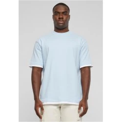 Тениска DEF Visible Layer T-Shirt light blue/white XXL