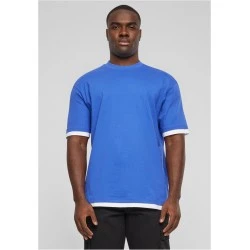 Тениска DEF Visible Layer T-Shirt blue/white XXL