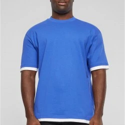 Тениска DEF Visible Layer T-Shirt blue/white XXL