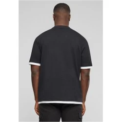 Тениска DEF Visible Layer T-Shirt black/white XXL