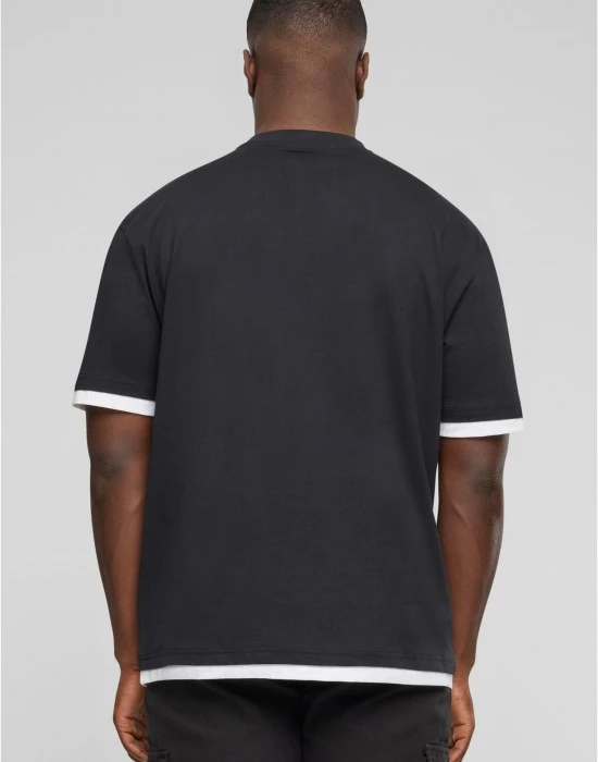 Тениска DEF Visible Layer T-Shirt black/white XXL