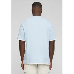 Тениска DEF Visible Layer T-Shirt light blue/white XXL