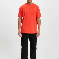 Тениска DEF Basic T-Shirts cherry tomato XXL