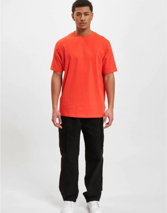 Тениска DEF Basic T-Shirts cherry tomato XXL
