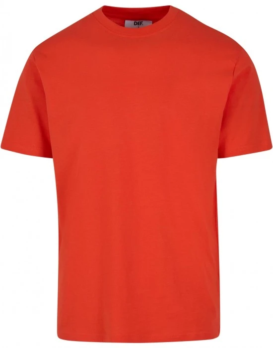 Тениска DEF Basic T-Shirts cherry tomato XXL