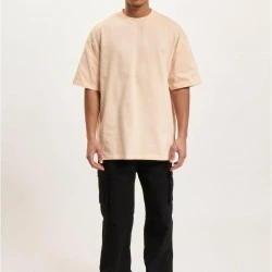Тениска DEF Original T-Shirts pale peach XXL
