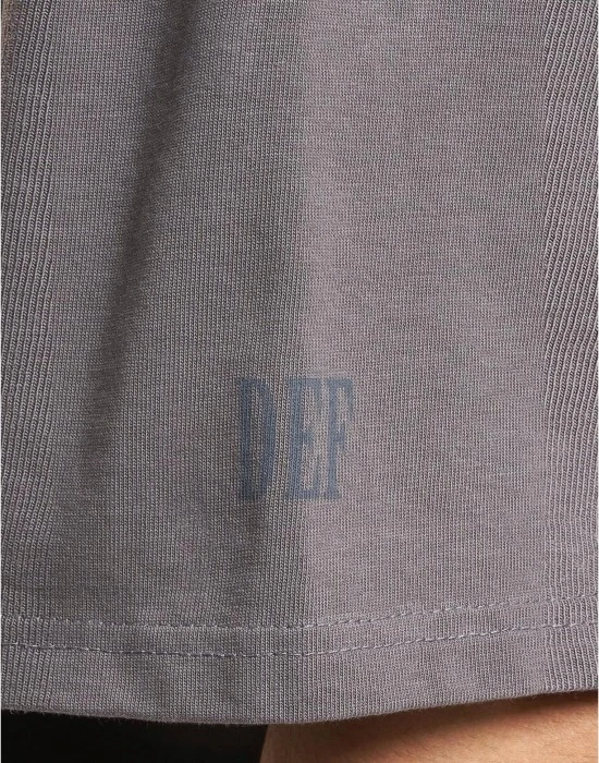 Тениска DEF Fly T-Shirt anthracite washed XXL