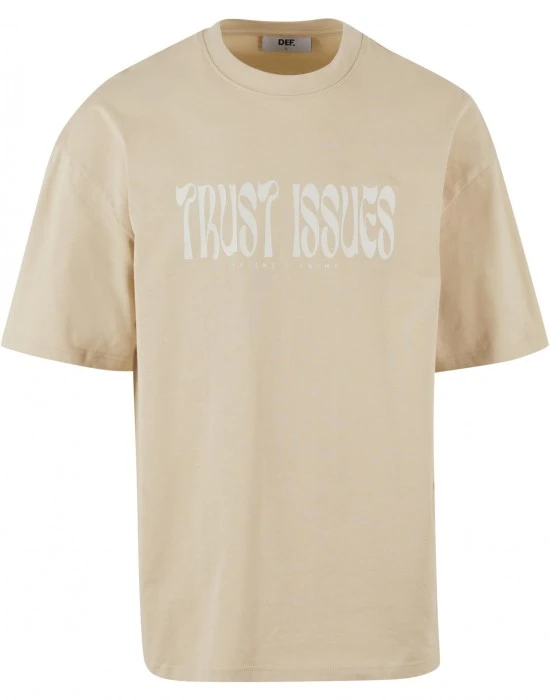 Тениска DEF Trust Issues T-Shirt whitecap gray XL